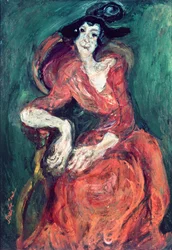 Femme en rouge, 1922